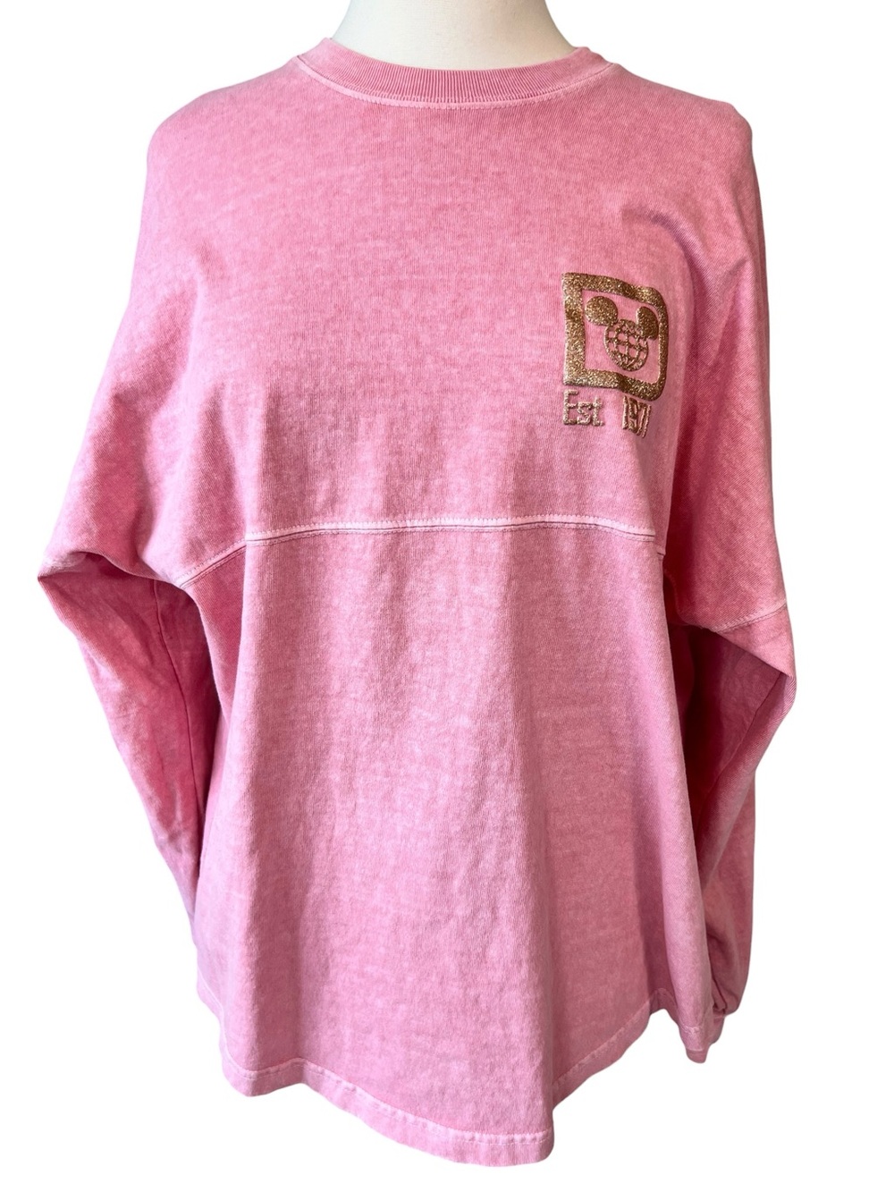 Walt Disney World Briar Rose Gold Glitter Spirit Jersey Size X-Small